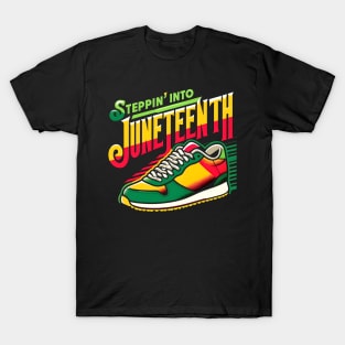 Steppin' into Juneteenth T-Shirt